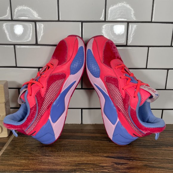 PUMA RS-X Little Girls Size 1.5C Running Shoes Multicolor Valentines Day Sneaker